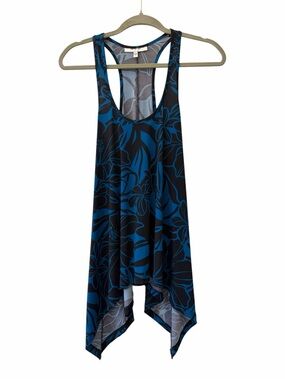 Ari South Hibiscus Print Tank Top Small